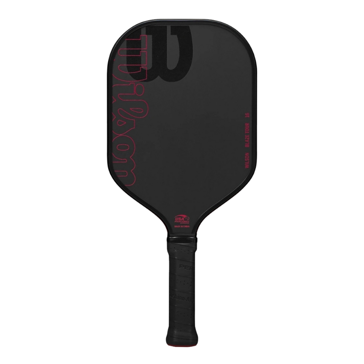Wilson Blaze Tour 16mm Back/Red, Black, front view