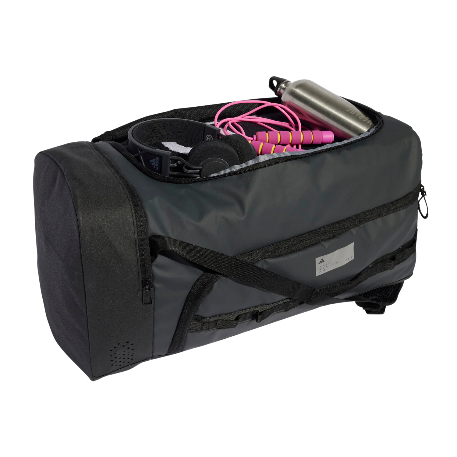 Adidas Hybrid Duffle Bag - Grey Luggage Adidas