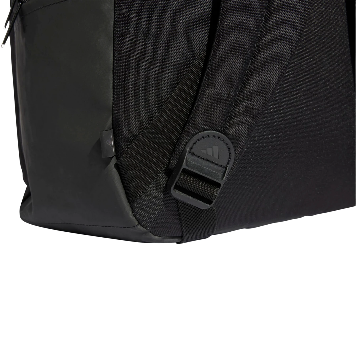 Adidas Classic 3 Bar BTS Backpack, Black/White, detail view