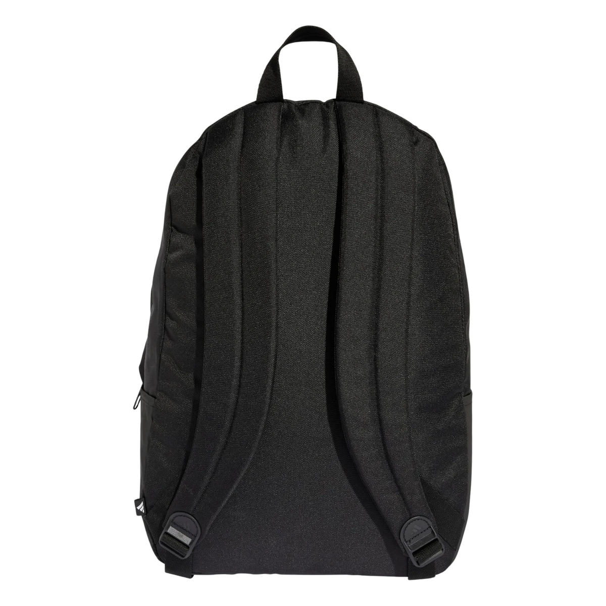 Adidas Classic 3 Bar BTS Backpack, Black/White, close-up detail