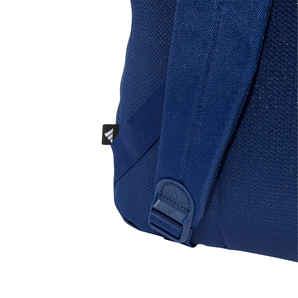 Adidas Classic 3 Stripes Backpack, Dark Blue/White, side view