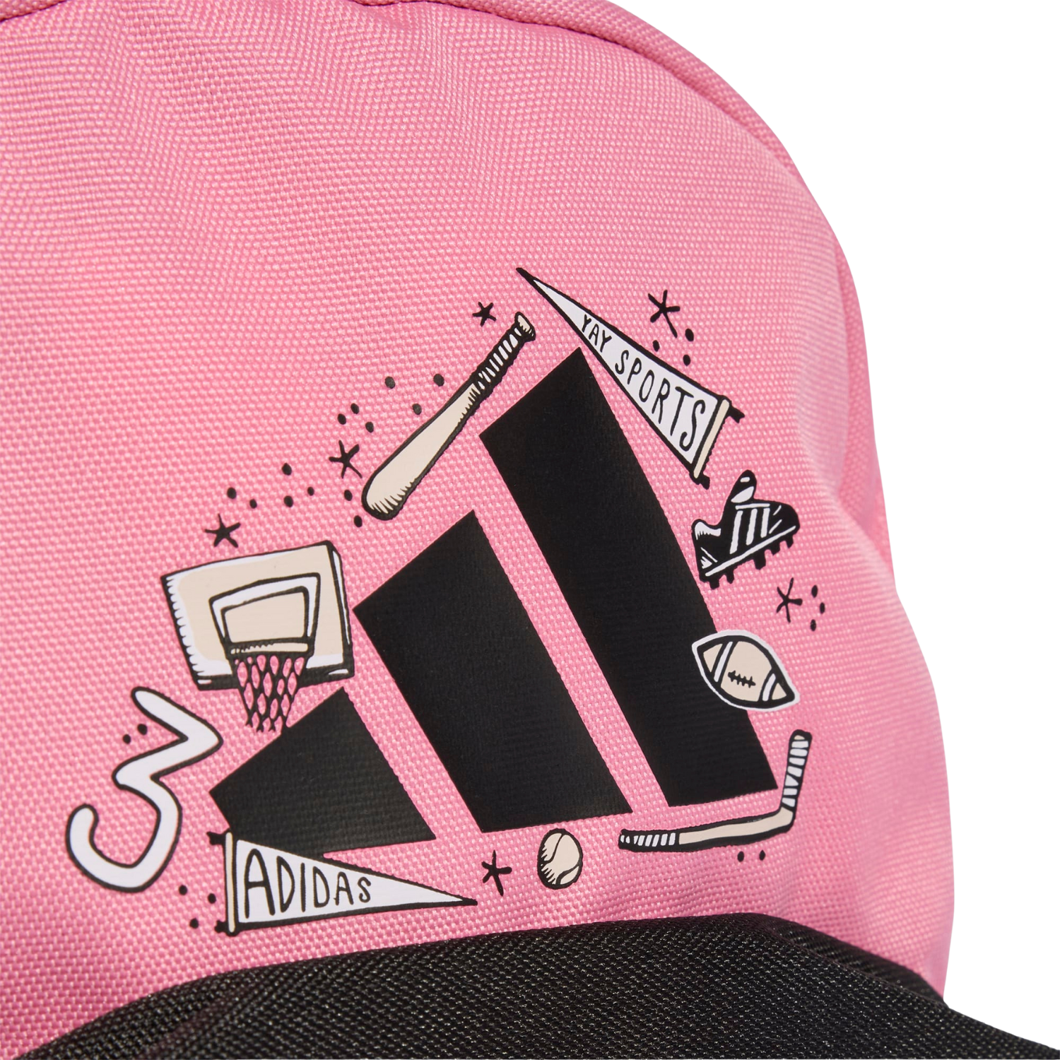 Adidas Little Kids Doodle Backpack - Pink/Black Luggage Adidas