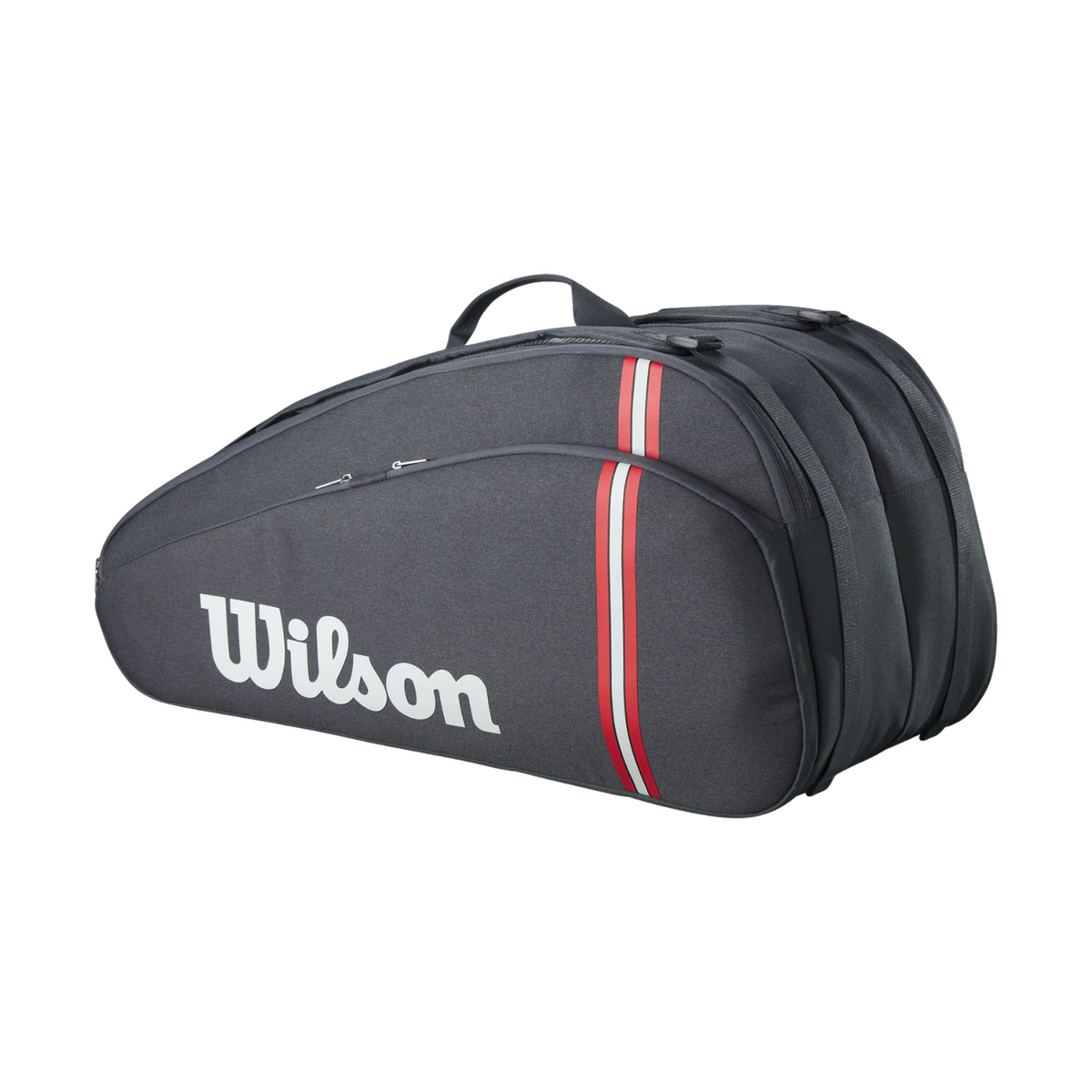 Wilson Tour 12Pk Racket Bag, Black, back view