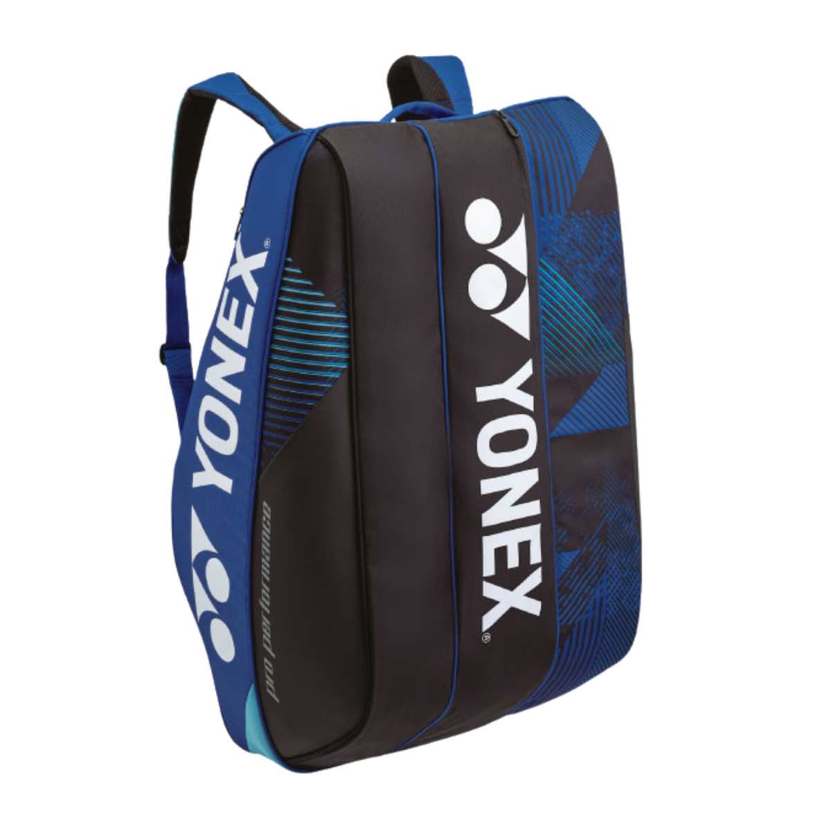 Yonex Pro 12 Racket Bag, Cobalt Blue, back view