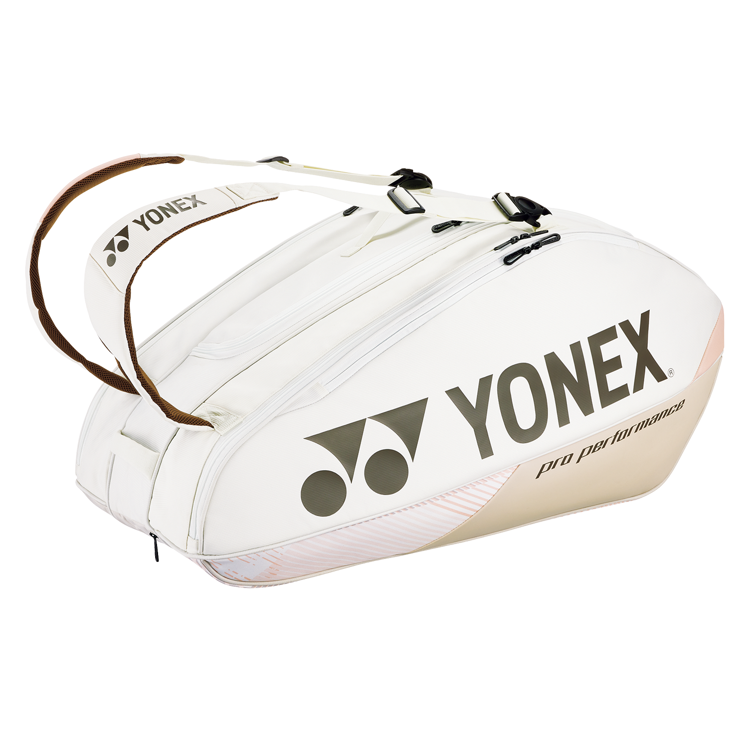 Yonex BA92429EX Pro 9 Racket Bag - Sand Beige Sand 9 Rackets Luggage Yonex