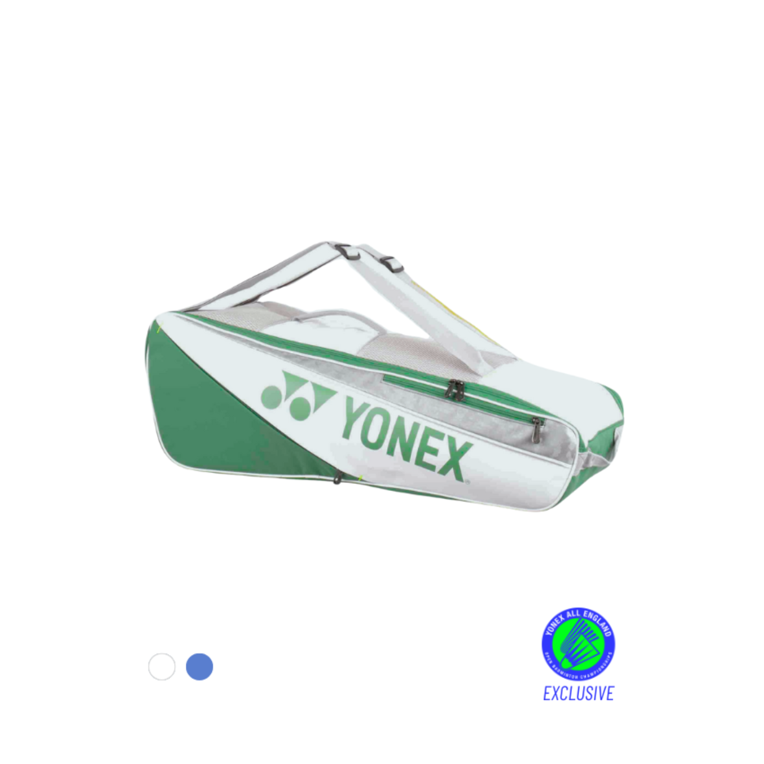Yonex BA52526EX Club 6 Racket Bag - White/Green Luggage Yonex