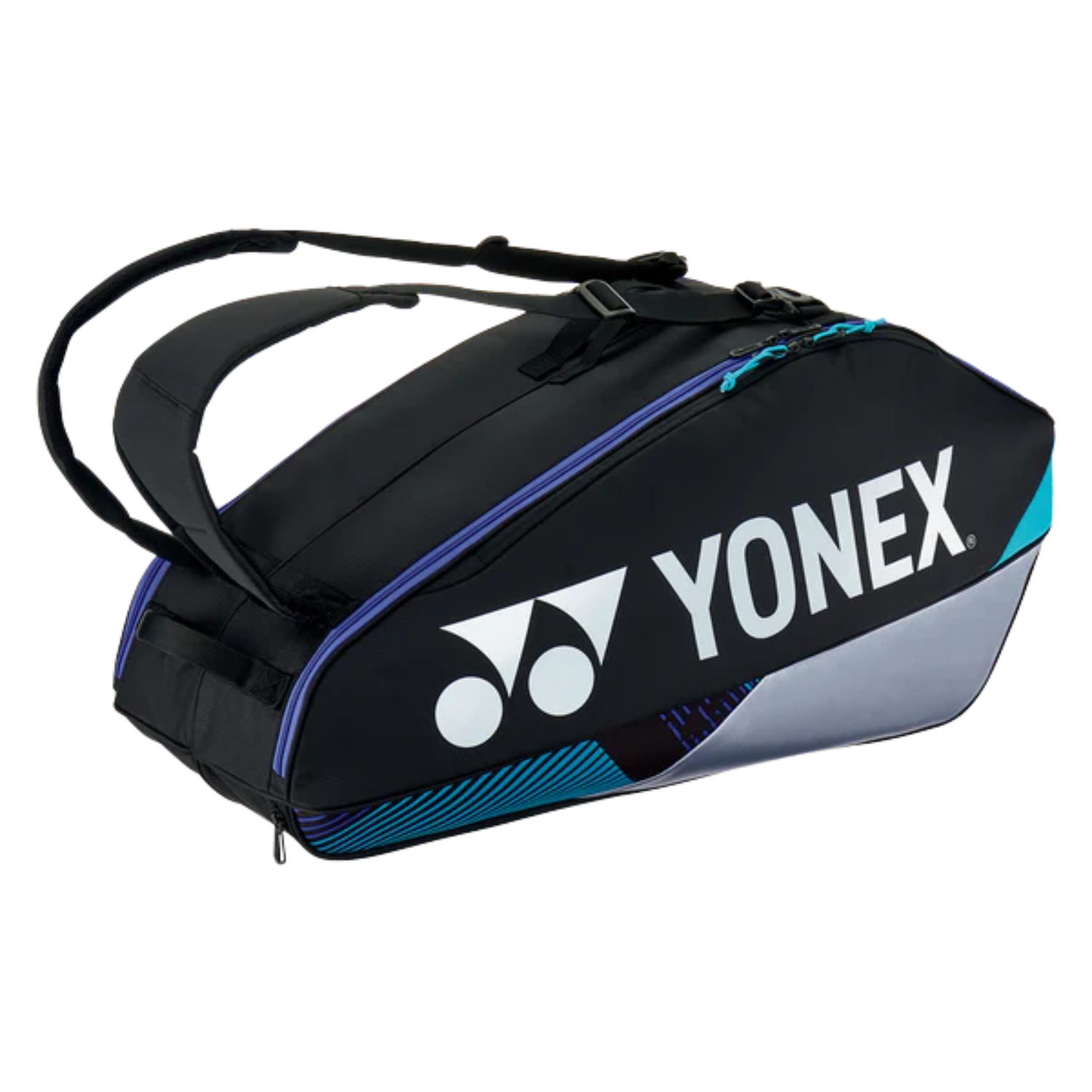 Yonex BA92426EX Pro 6 Racket Bag - Black/Silver 2024 Luggage Yonex