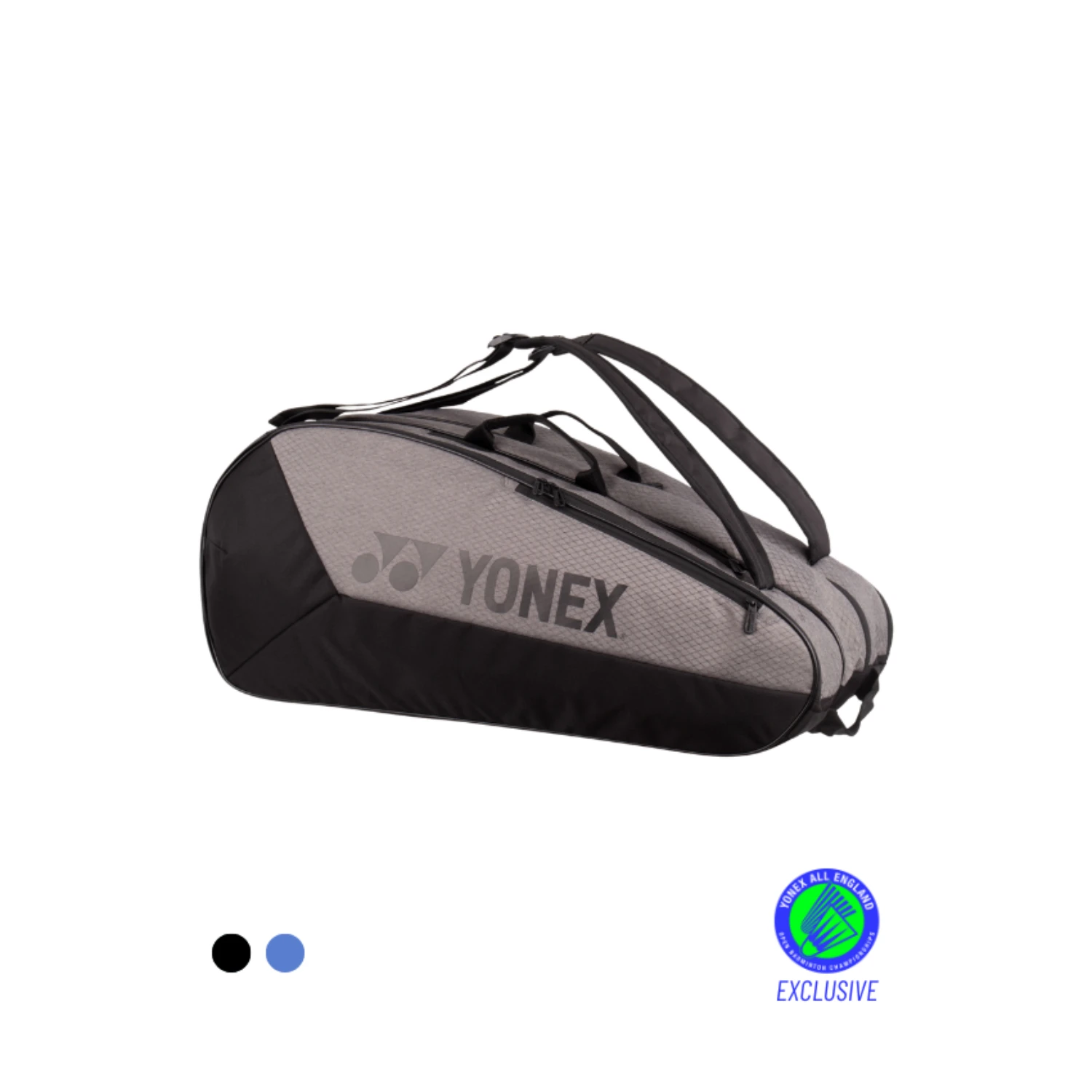 Yonex BA42529EX Team Racket Bag 9 Pcs - Grey/Black Luggage Yonex