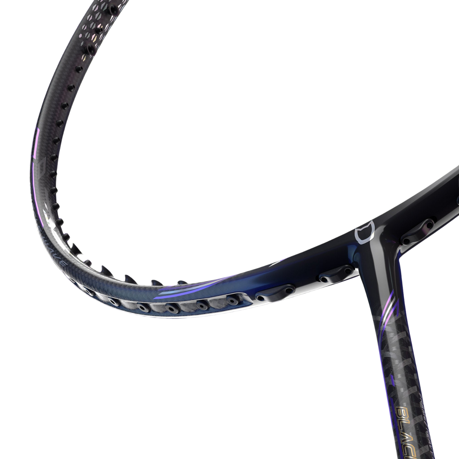 Jnice Black Panther II Badminton Racket Strung - Black Badminton Rackets JNICE