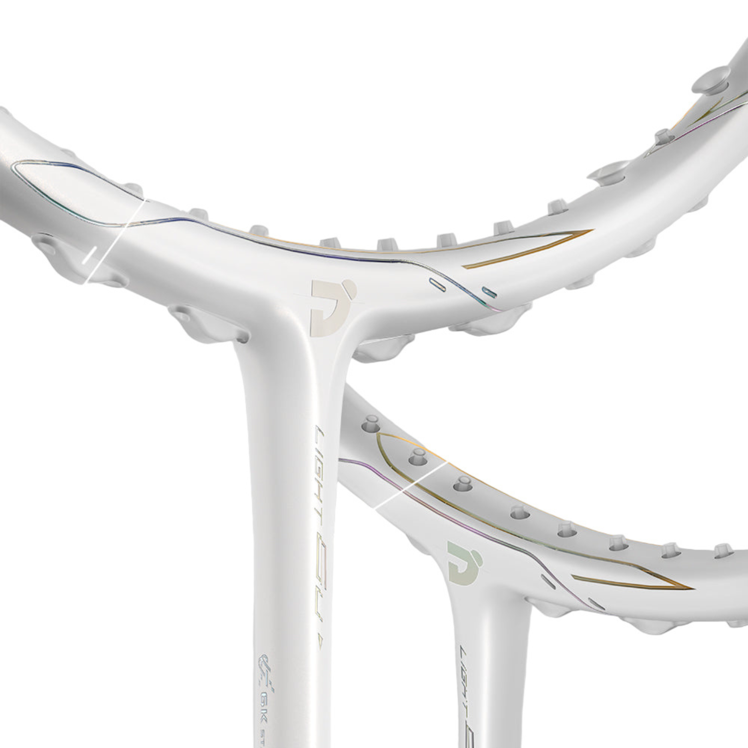 Jnice Air Katana Game 6U Unstrung Badminton Racket - White Badminton Rackets JNICE