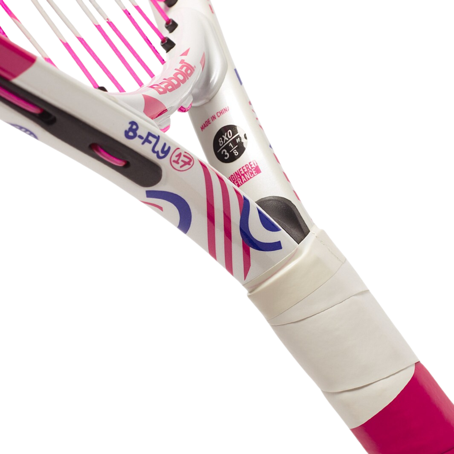 Babolat B Fly 17 2023 Junior Tennis Racquet - Pink/White Tennis Rackets Babolat