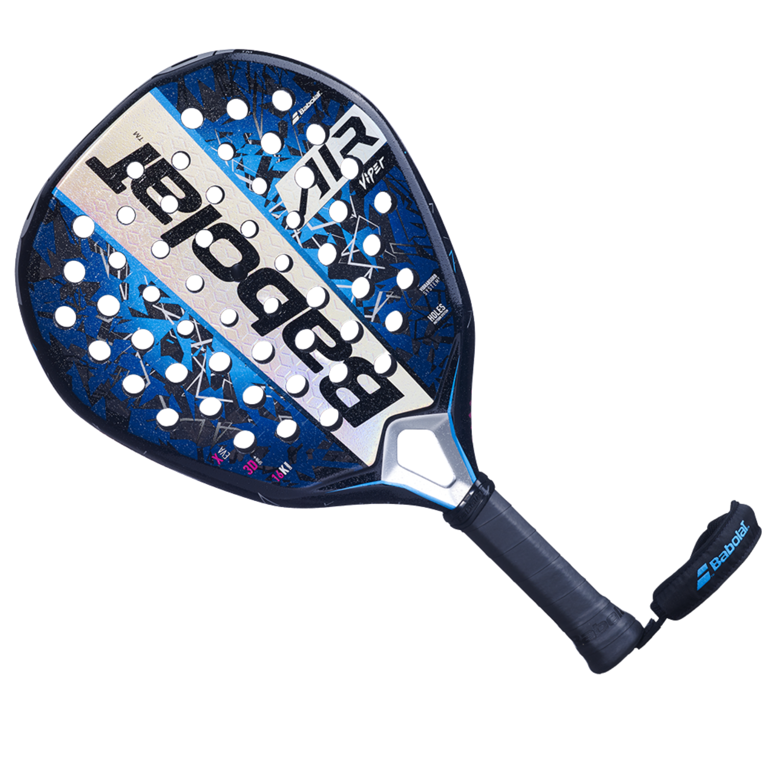 Babolat Air Viper 2.5 Padel Racket - Blue Padel Babolat