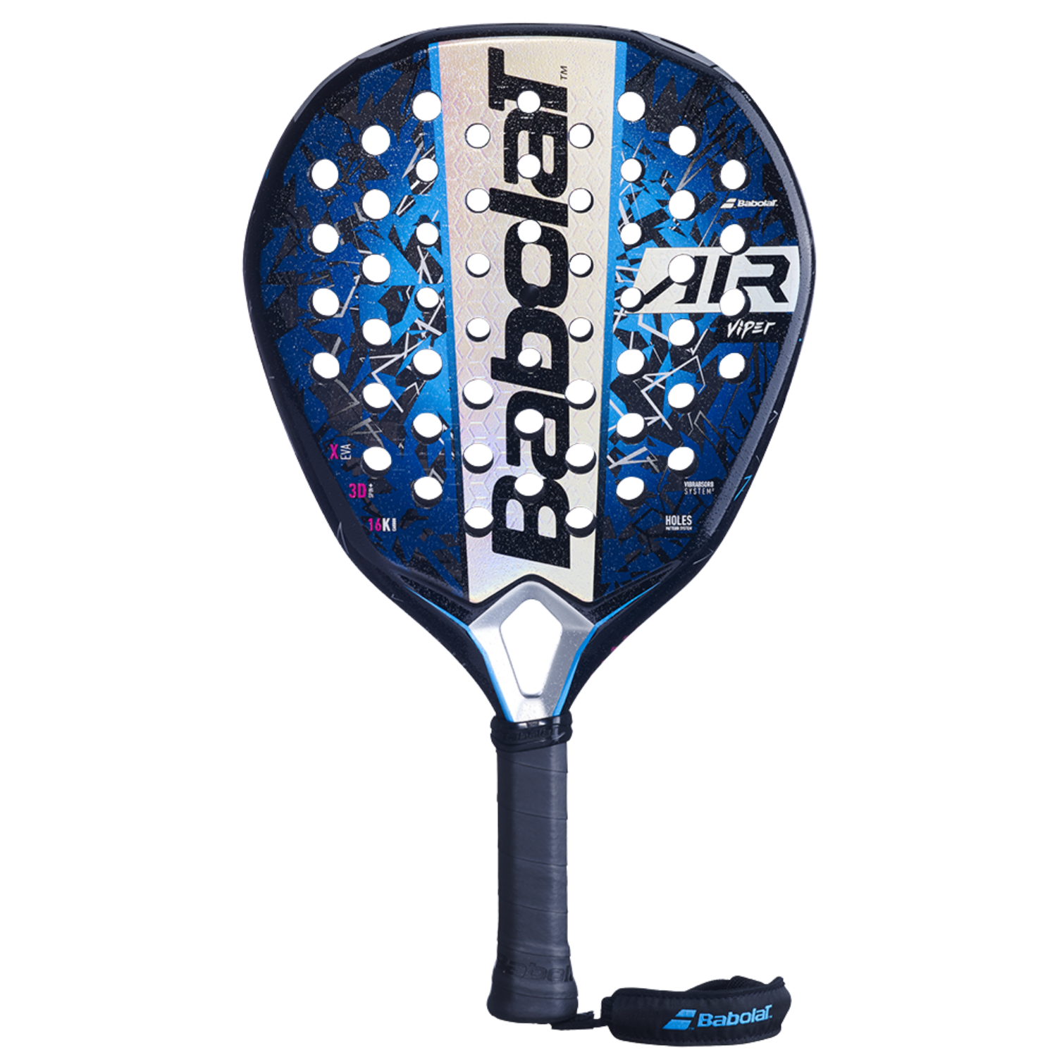 Babolat Air Viper 2.5 Padel Racket - Blue Padel Babolat