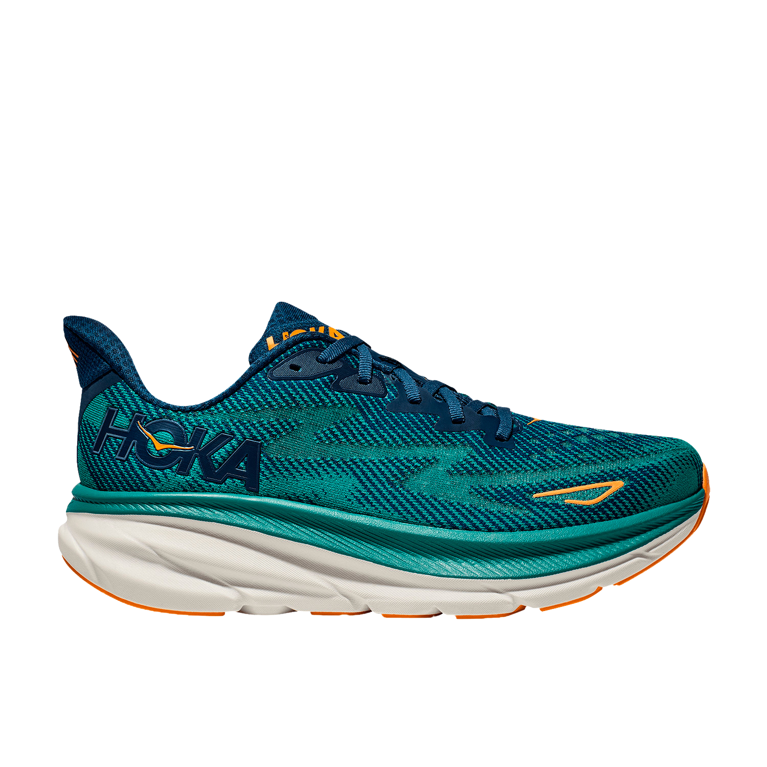 Hoka Clifton 9 Running Shoes Men - Midnight/Oceanic Running Shoes Hoka