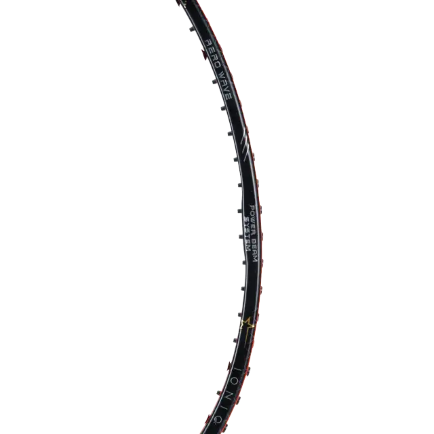 Hundred Ioniq 80 Limited Edition 4U Badminton Racket - Black/Orange Red Badminton Rackets Hundred