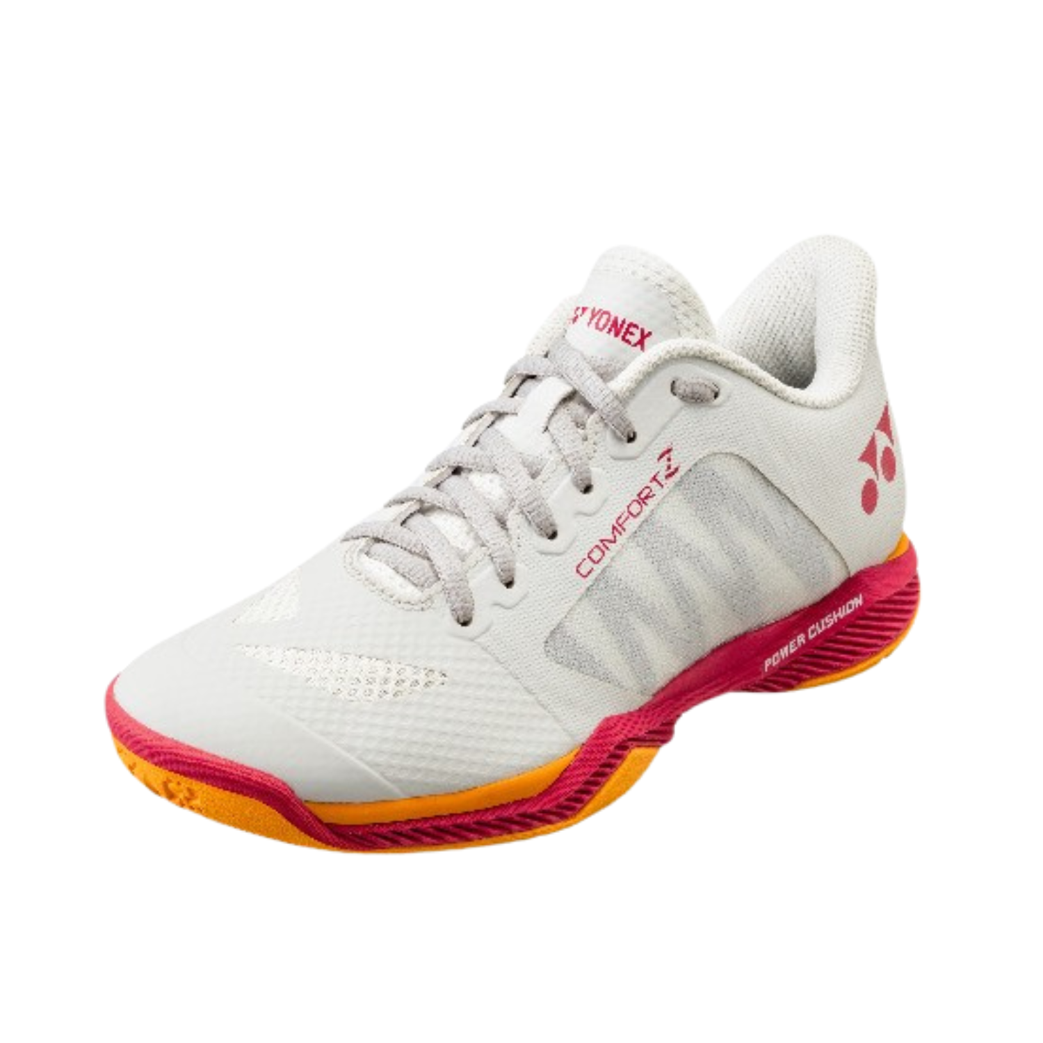 Yonex Power Cushion Comfort Z3 Badminton Shoe Women - White/Red Badminton Shoes Yonex
