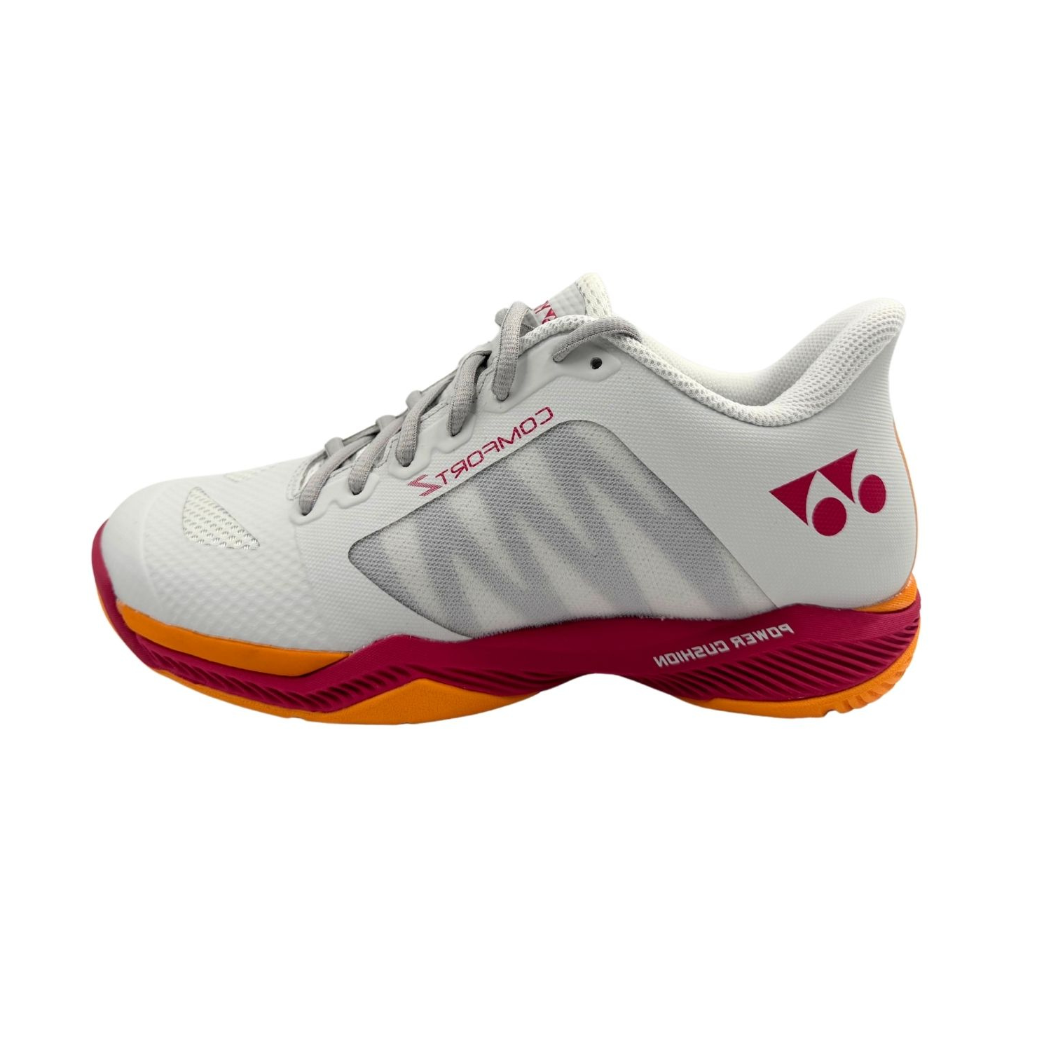 Yonex Power Cushion Comfort Z3 Badminton Shoe Women - White/Red OFF WHITE RED Badminton Shoes Yonex