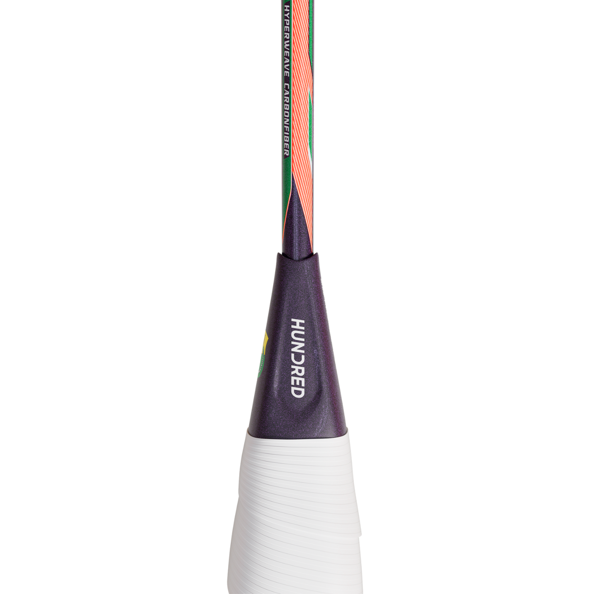 Hundred Hyfonic 7 Badminton Racket - Purple/Green Badminton Rackets Hundred