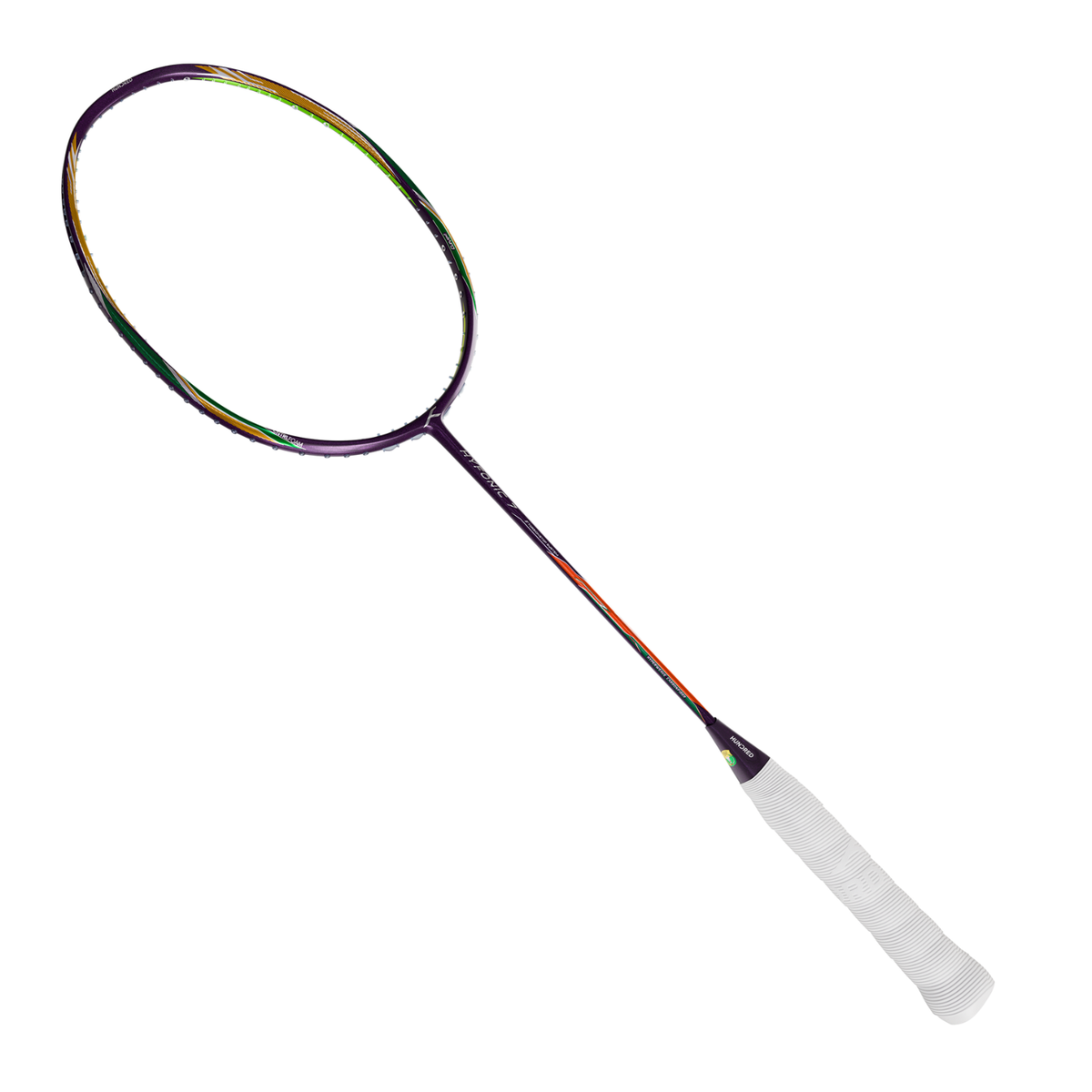 Hundred Hyfonic 7 Badminton Racket - Purple/Green Badminton Rackets Hundred
