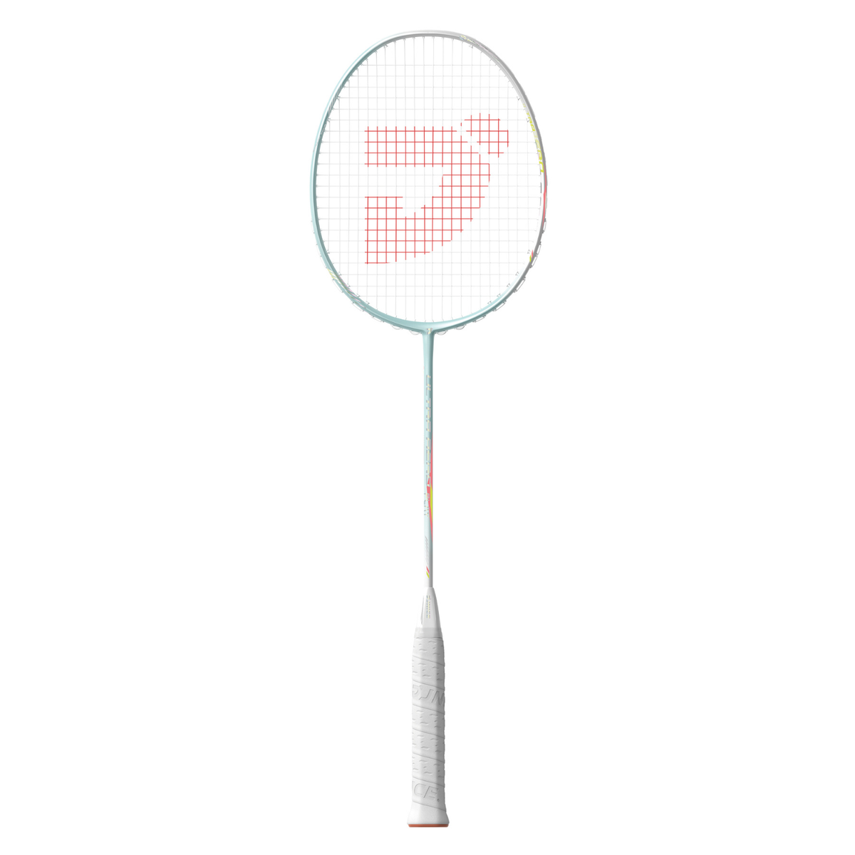 Jnice Ultra Aero Play Badminton Racket Strung, Green, back view