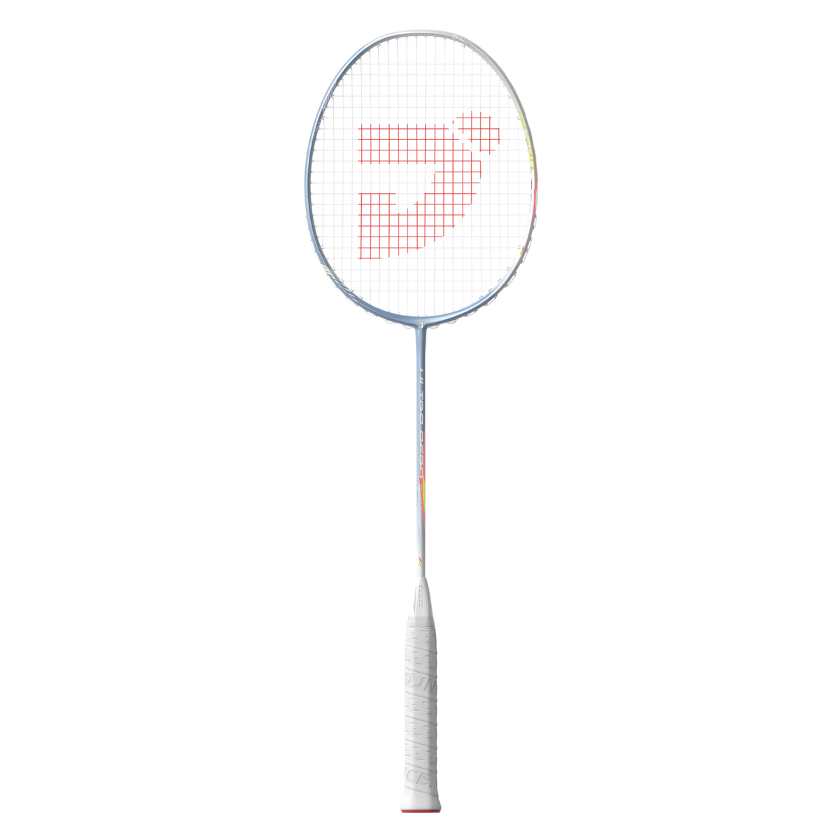 Jnice Ultra Aero Play Badminton Racket Strung, Blue, back view
