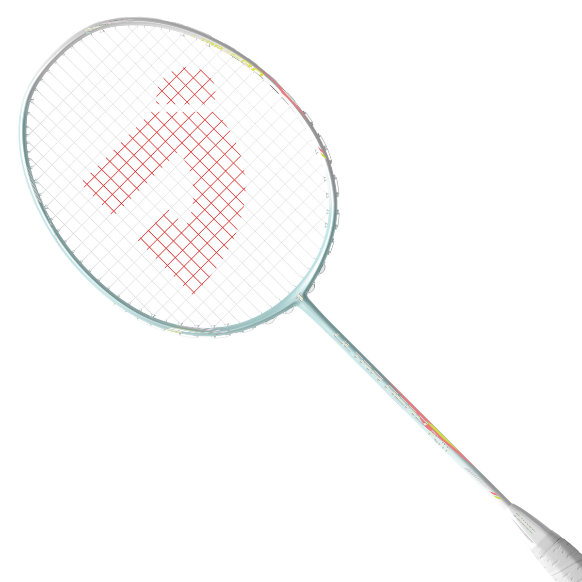 Jnice Ultra Aero Play Badminton Racket Strung, Green, side view