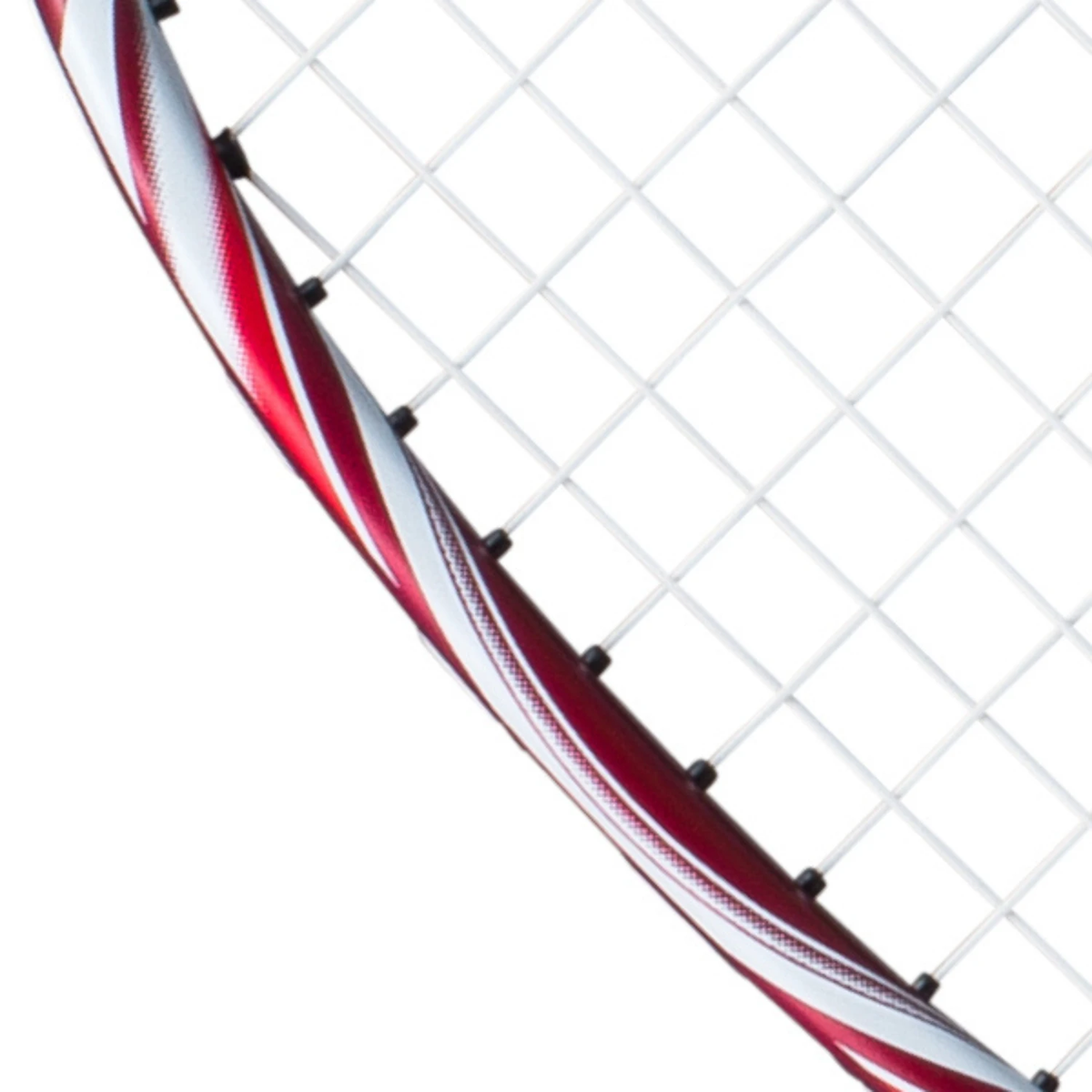 Yonex Astrox 100ZZ Badminton Racket, Kurenai / Unstrung, side view