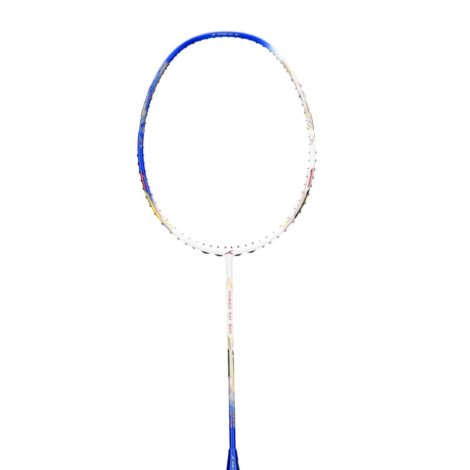 Hundred Power Ray 900 Badminton Racket - White/Blue Badminton Rackets Hundred