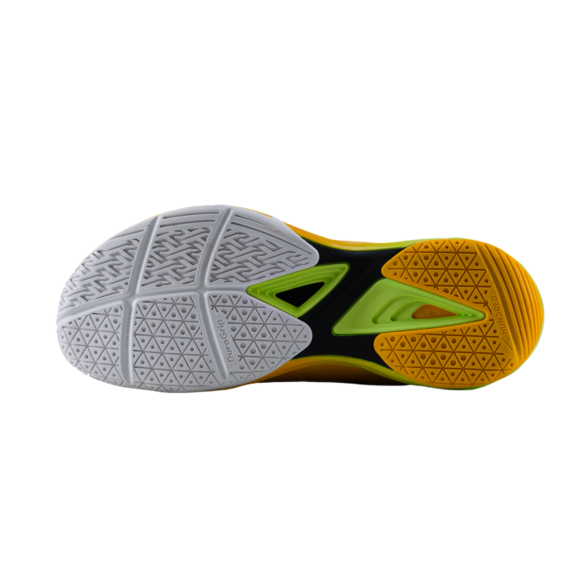 Hundred Phenom Badminton Shoes - Yellow/Lime Badminton Shoes Hundred