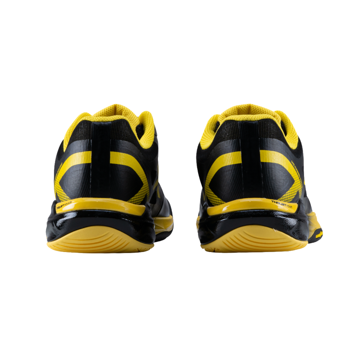 Hundred Phenom Badminton Shoes - Black/Yellow Badminton Shoes Hundred