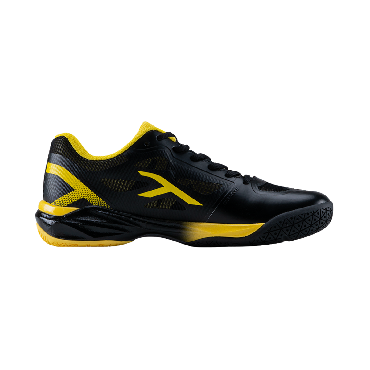 Hundred Phenom Badminton Shoes - Black/Yellow Badminton Shoes Hundred