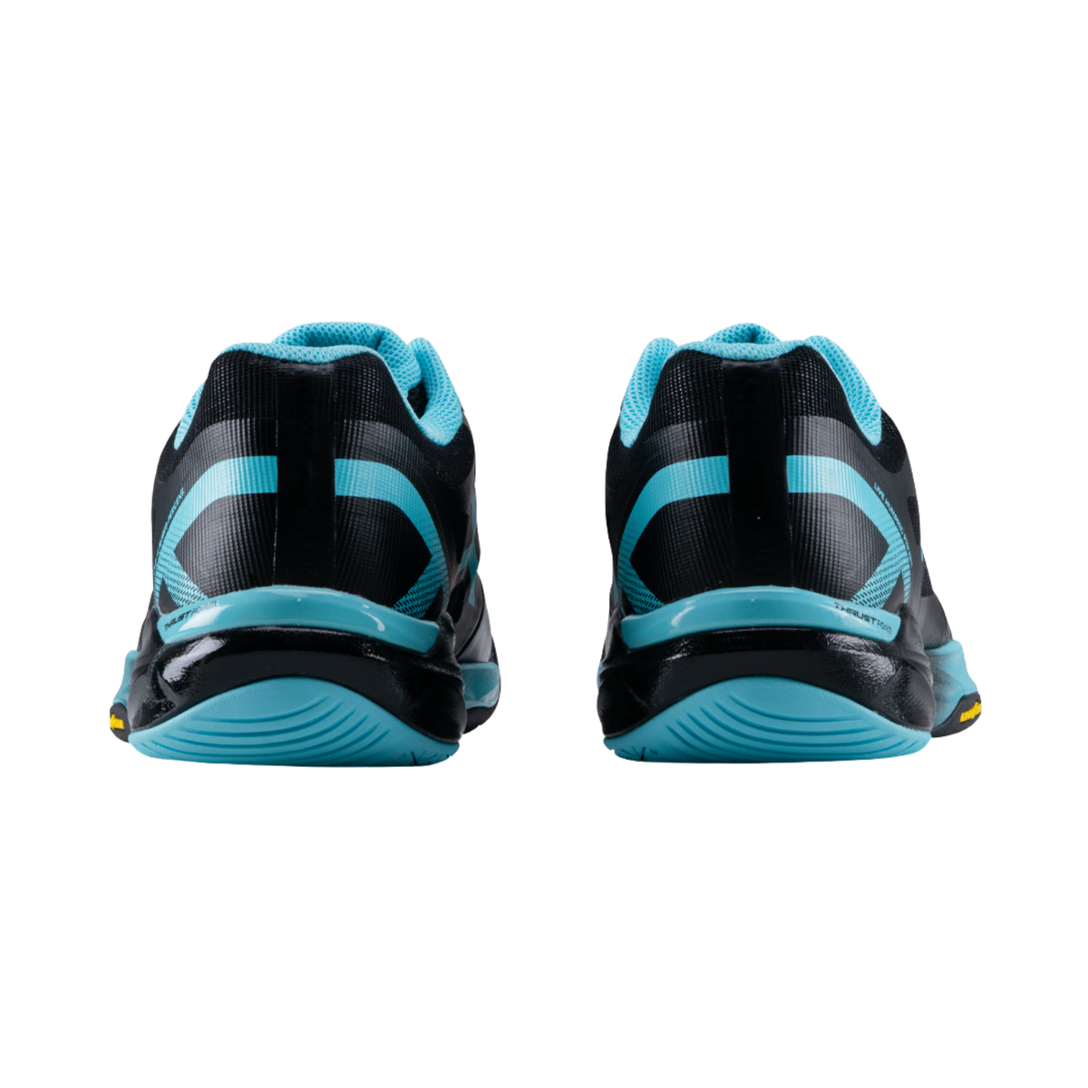 Hundred Phenom Badminton Shoes - Black/Aqua Blue Badminton Shoes Hundred