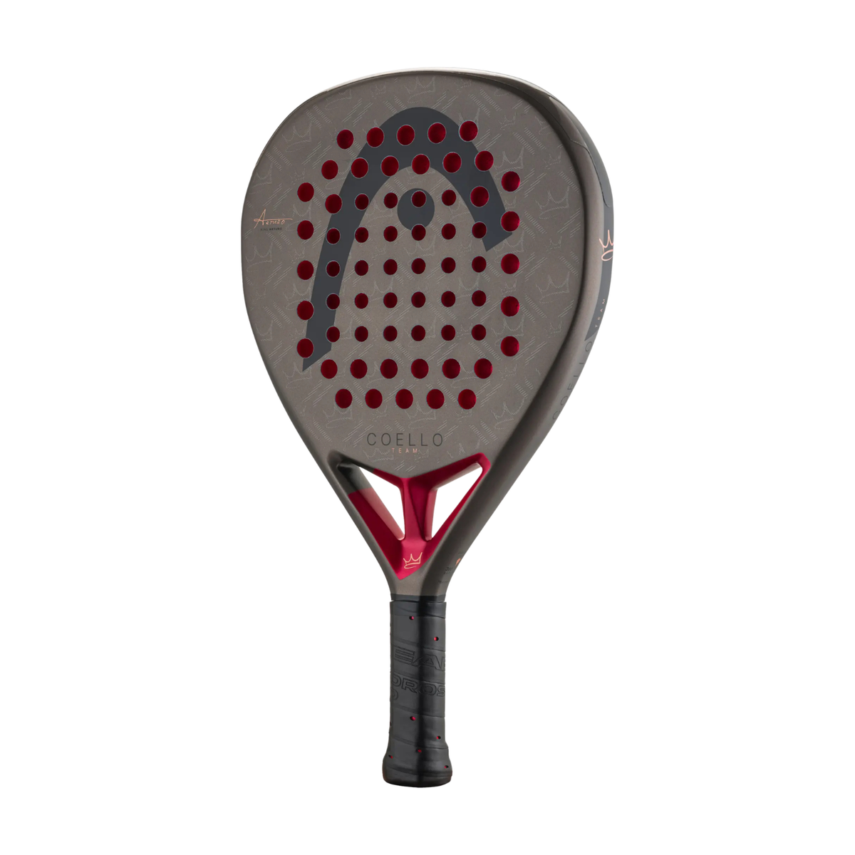 Head Coello Team 2026 Padel Racket, Brown, back view