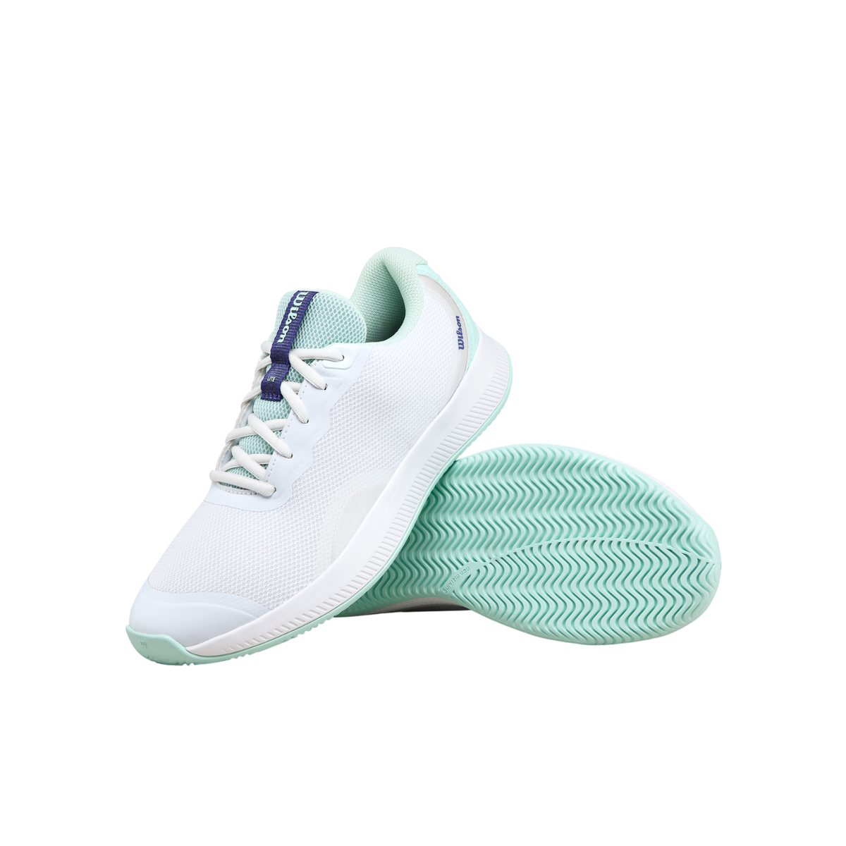 Wilson Intrigue Lite Tennis Shoe Women - White/Bay/Skip Blue Tennis Shoes Wilson