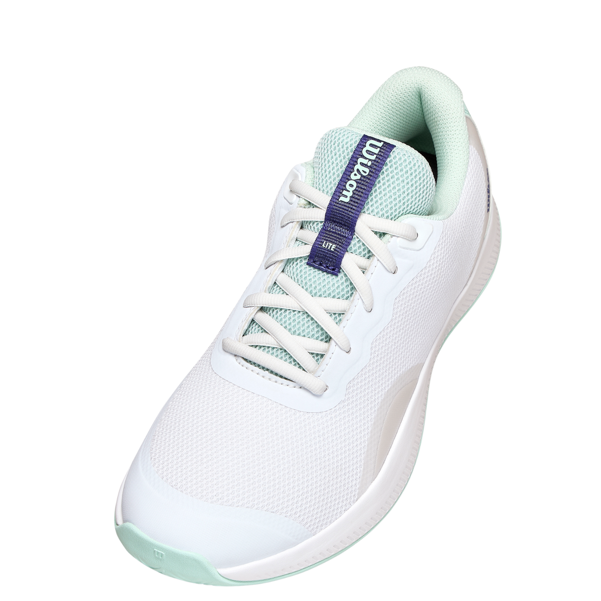 Wilson Intrigue Lite Tennis Shoe Women - White/Bay/Skip Blue Tennis Shoes Wilson