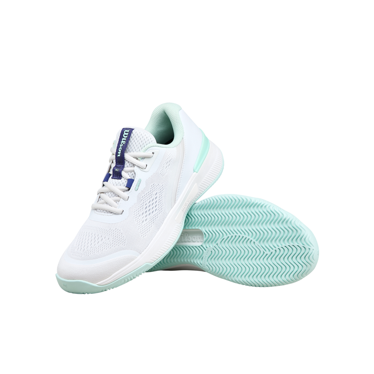Wilson Intrigue Pro Tennis Shoe Women, White/Bay/Skip Blue, view 10