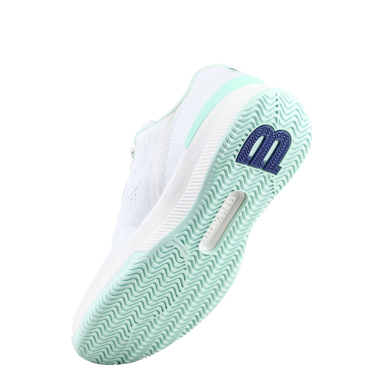 Wilson Intrigue Pro Tennis Shoe Women, White/Bay/Skip Blue, view 12