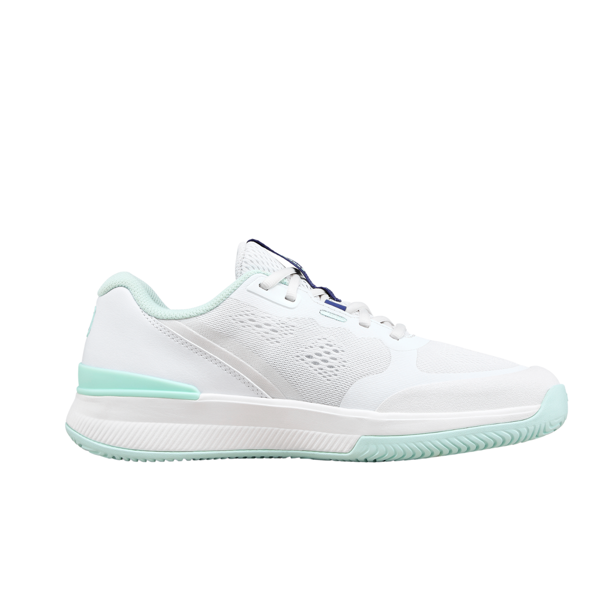 Wilson Intrigue Pro Tennis Shoe Women, White/Bay/Skip Blue, side view