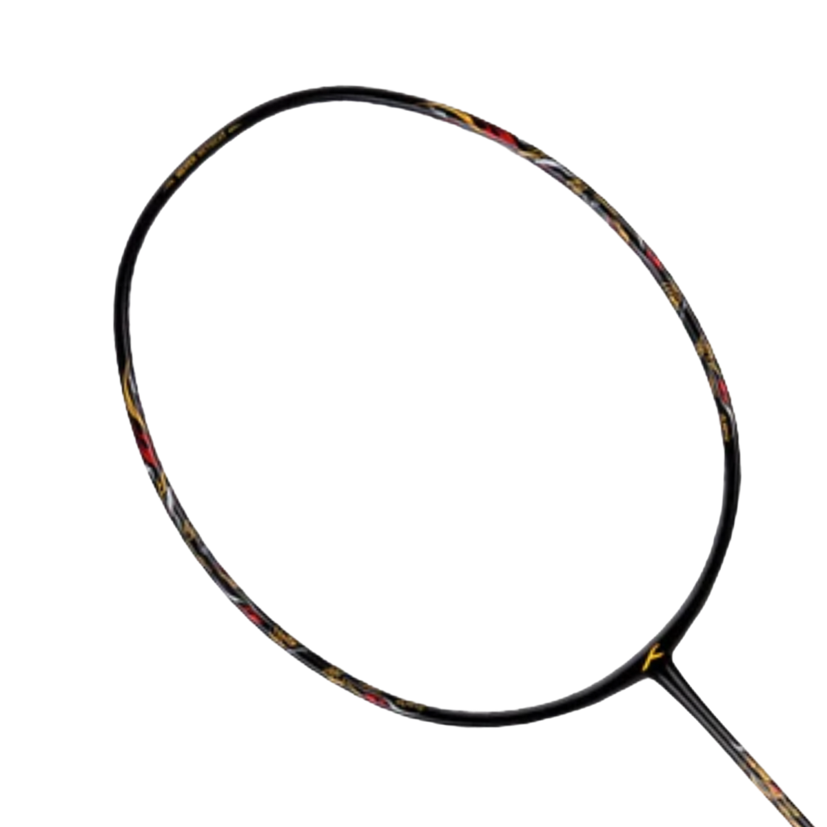 Hundred Battle 900 Badminton Racket, Black, front view