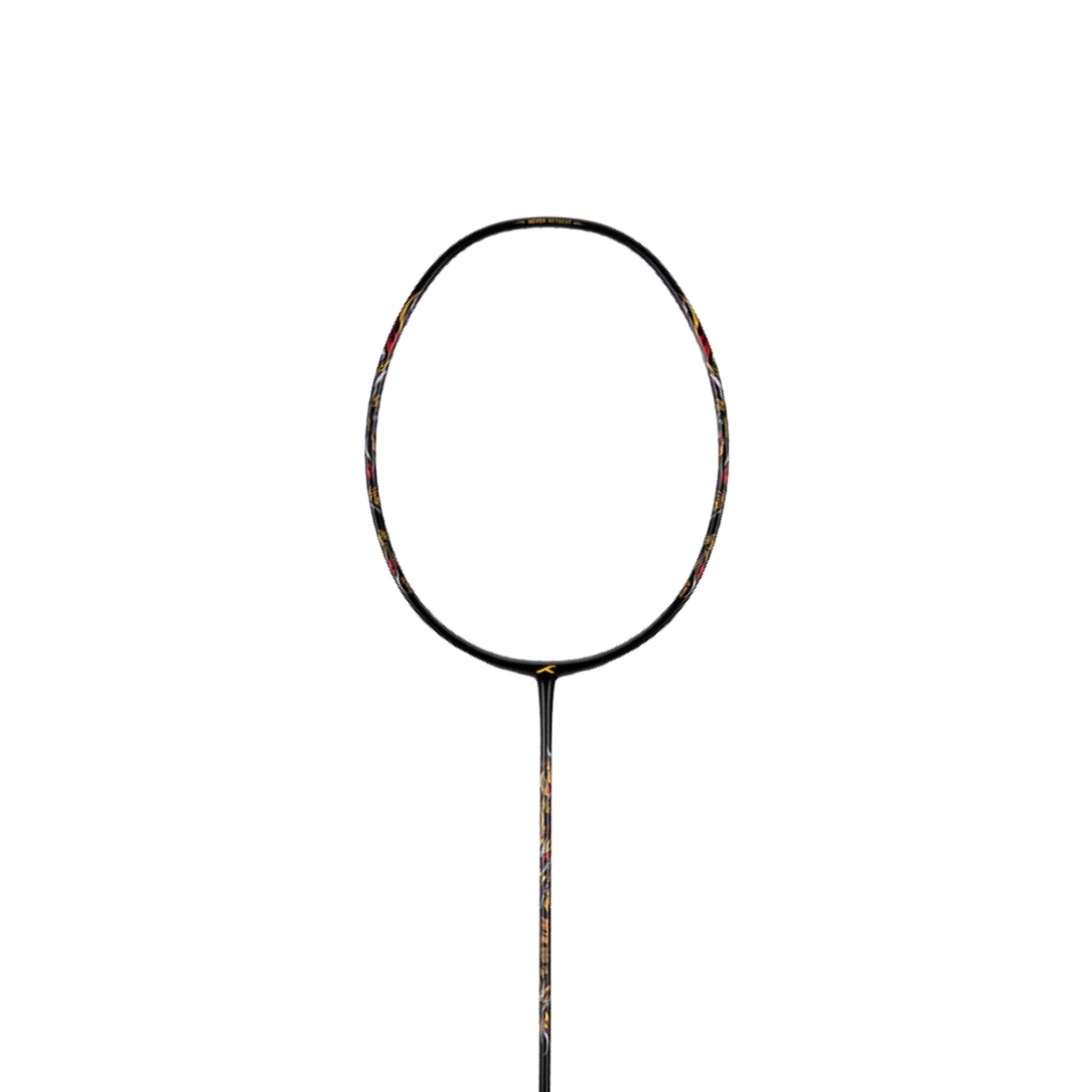 Hundred Battle 900 Badminton Racket, Black, back view