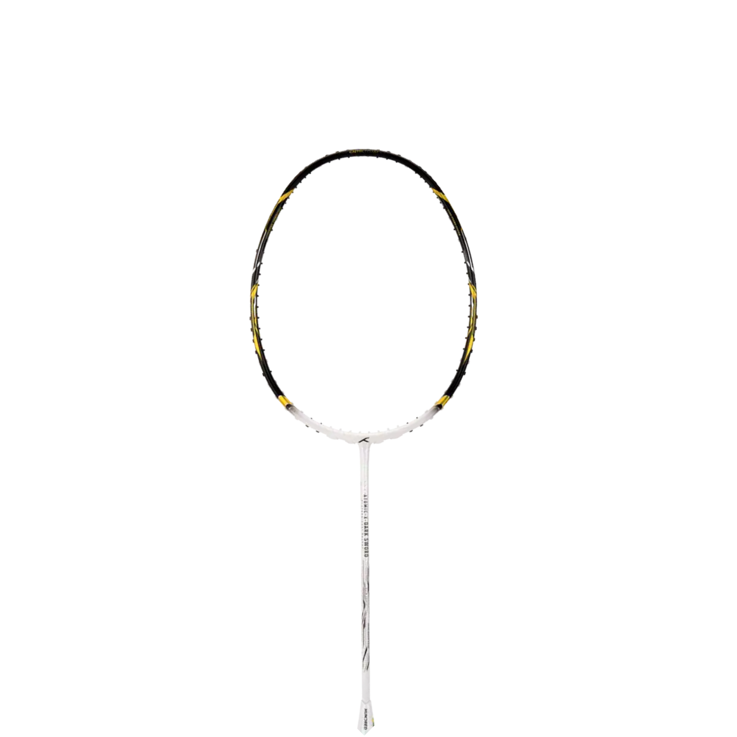 Hundred Atomic X Dark Sword 4U Badminton Racket - White/Black Badminton Rackets Hundred