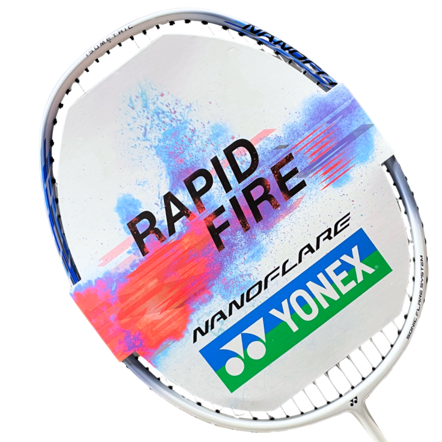 Yonex Nanoflare 001 CLEAR Badminton Racket - White/Sax WHITE SAX 5UG5 Badminton Rackets Yonex