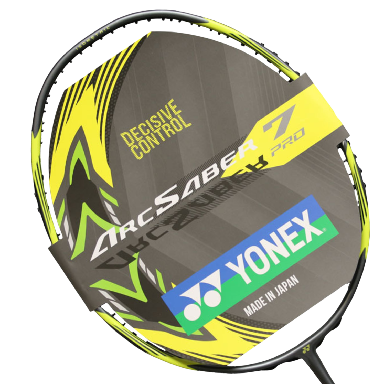Yonex Arcsaber 7 Pro 4U Badminton Racket Free Restring & Autograph - Gray/Yellow / Unstrung Badminton Rackets Yonex
