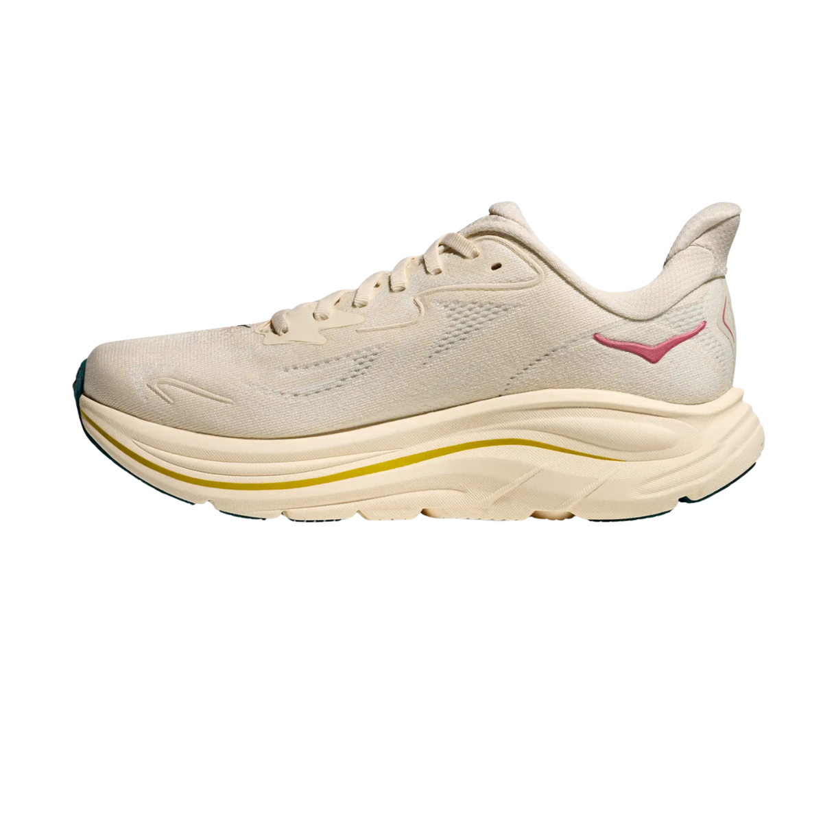 Hoka Clifton 10 Women, Birch/Alabaster, back view