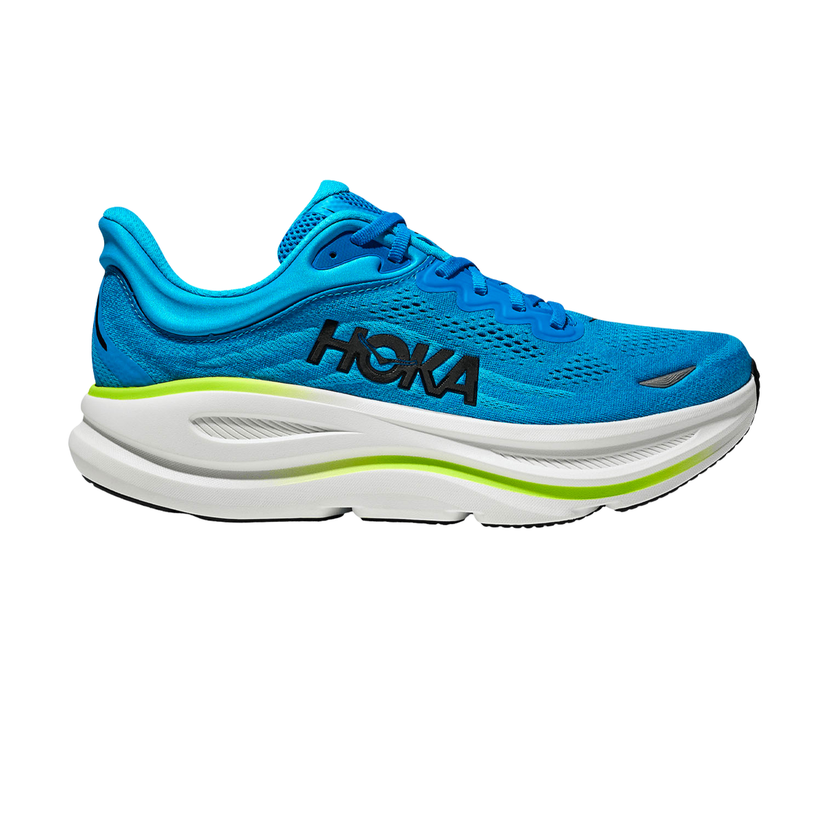 Hoka Bondi 9 Running Shoe Men, Skyward Blue/Blue, front view