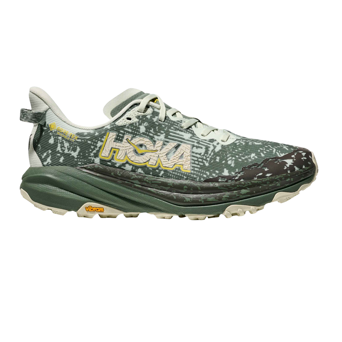 Hoka Speedgoat 6 GTX Trail Running & Hiking Shoes, Seagrass/Fern, front view