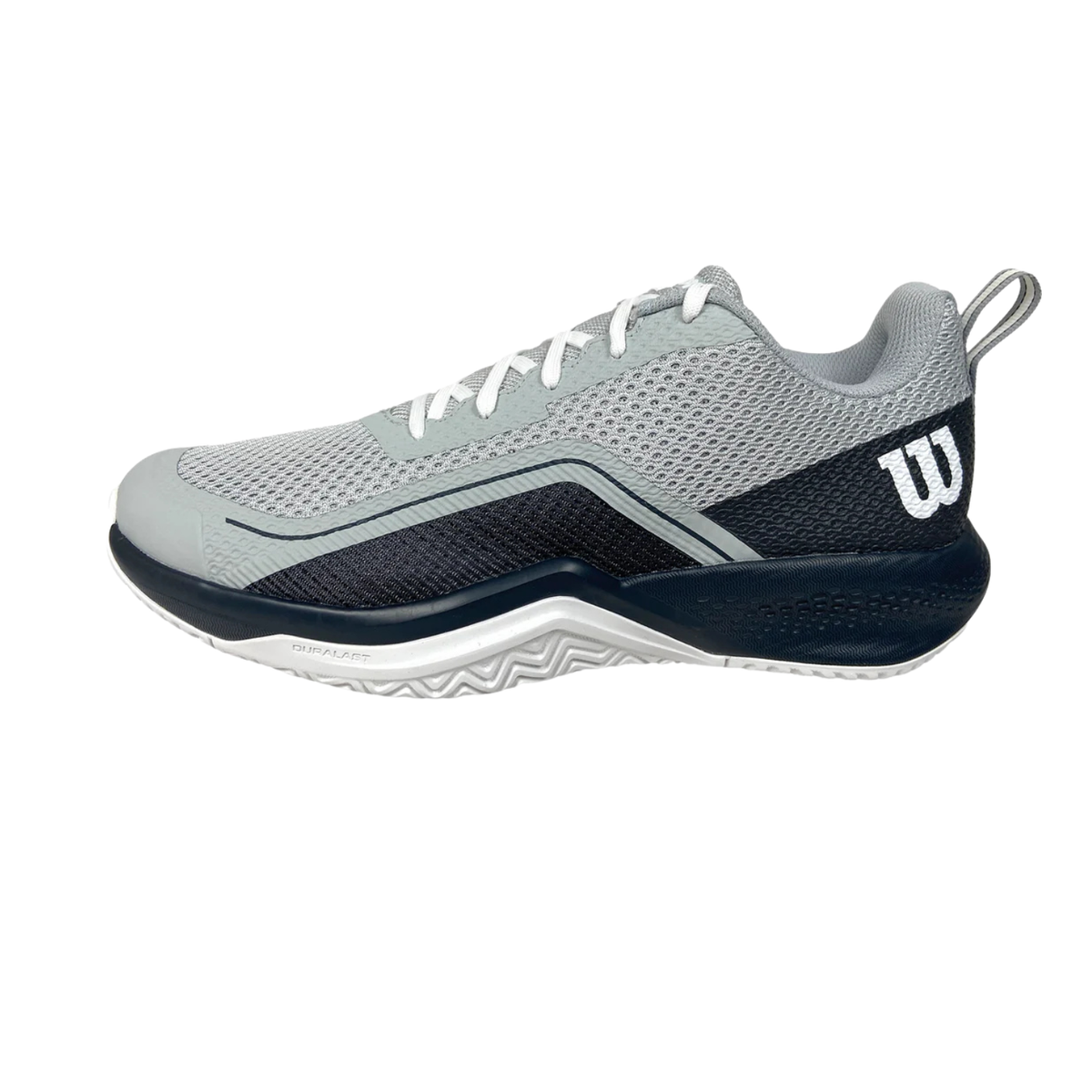 Wilson Rush Pro Lite Tennis Shoes Men, Pearl Blue/Ebo, front view