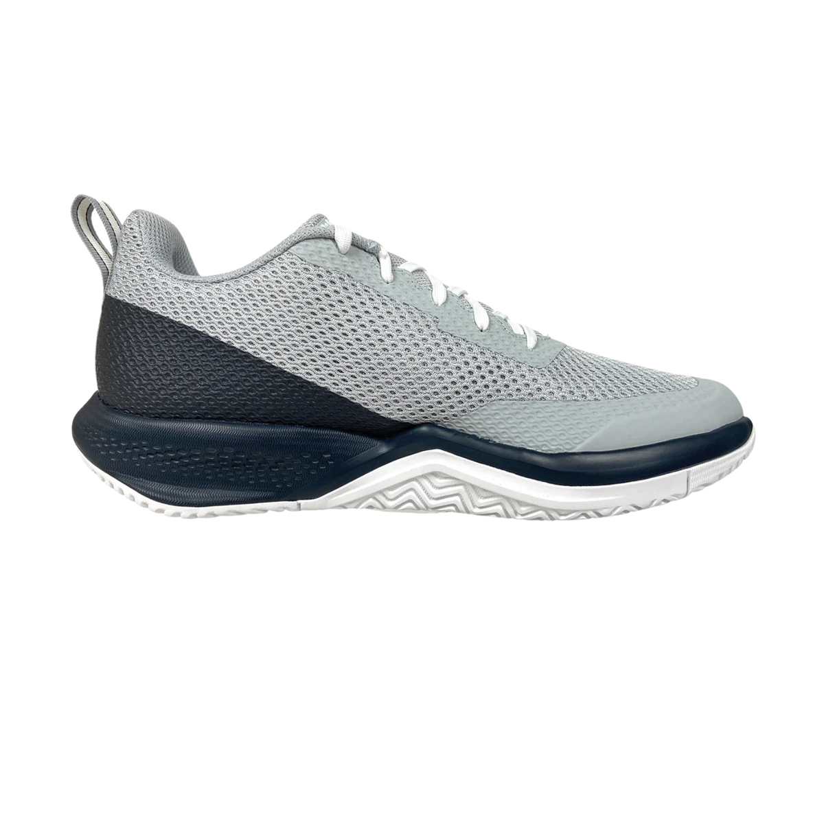 Wilson Rush Pro Lite Tennis Shoes Men, Pearl Blue/Ebo, side view