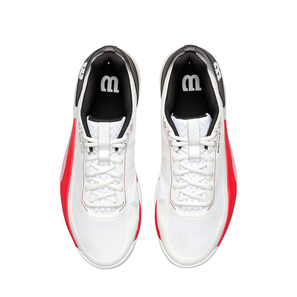 Wilson Rush Tour 5 Tennis Shoe Men - White/Red Tennis Shoes Wilson