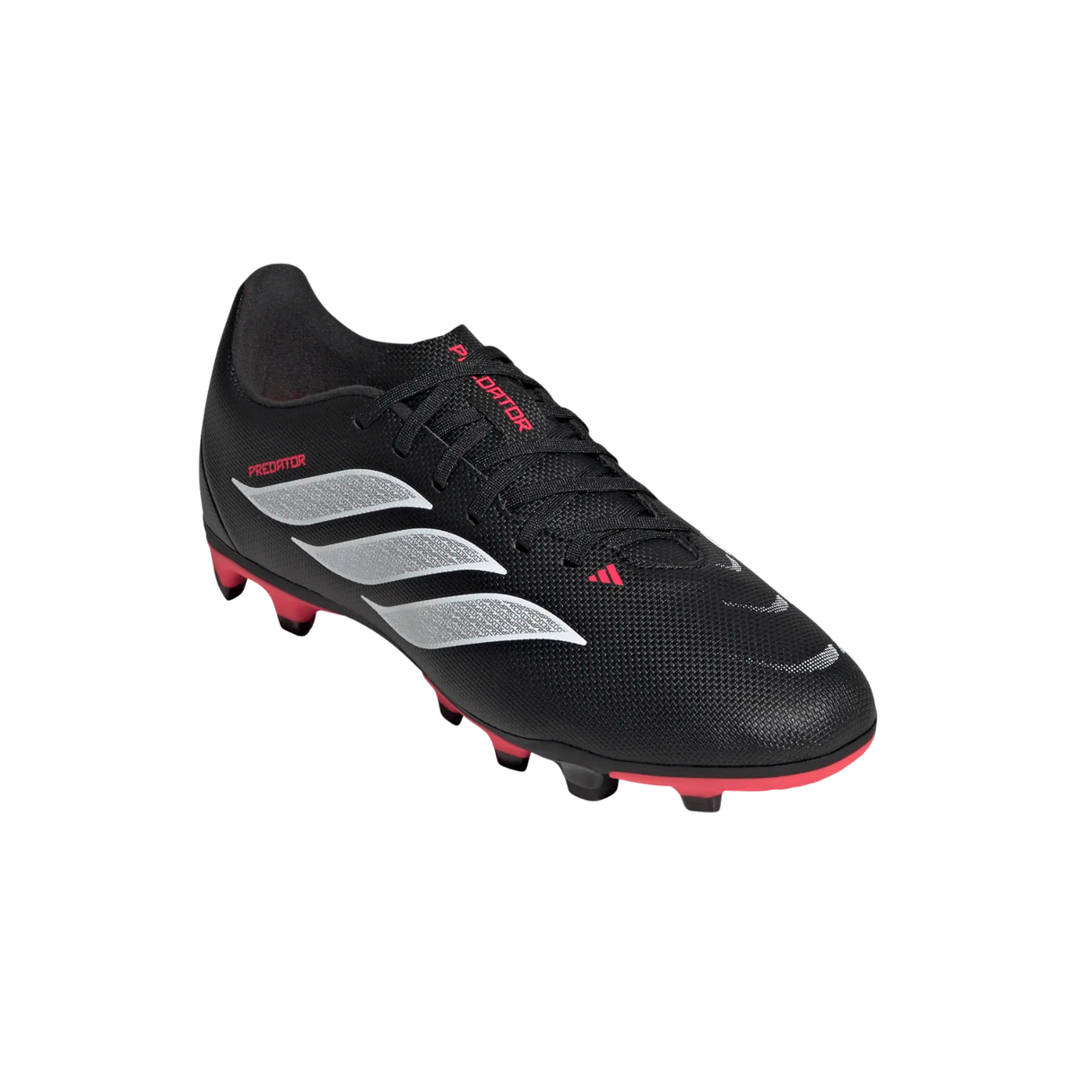Adidas Predator Club FG/MG Junior - Black/White/Red shoes Adidas